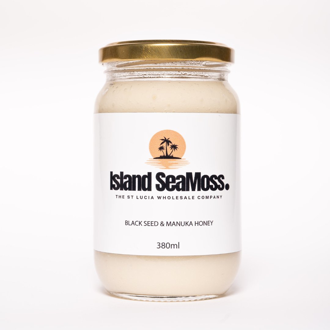 Blackseed & Manuka Honey Seamoss Gel - 370ml - Island Sea Moss